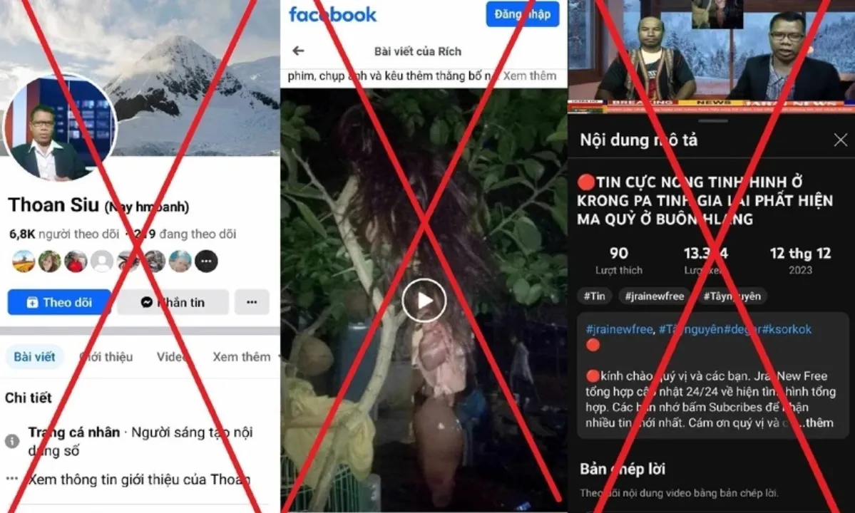 Tin “ma ăn thịt người xuất hiện ở Gia Lai là tin giả
