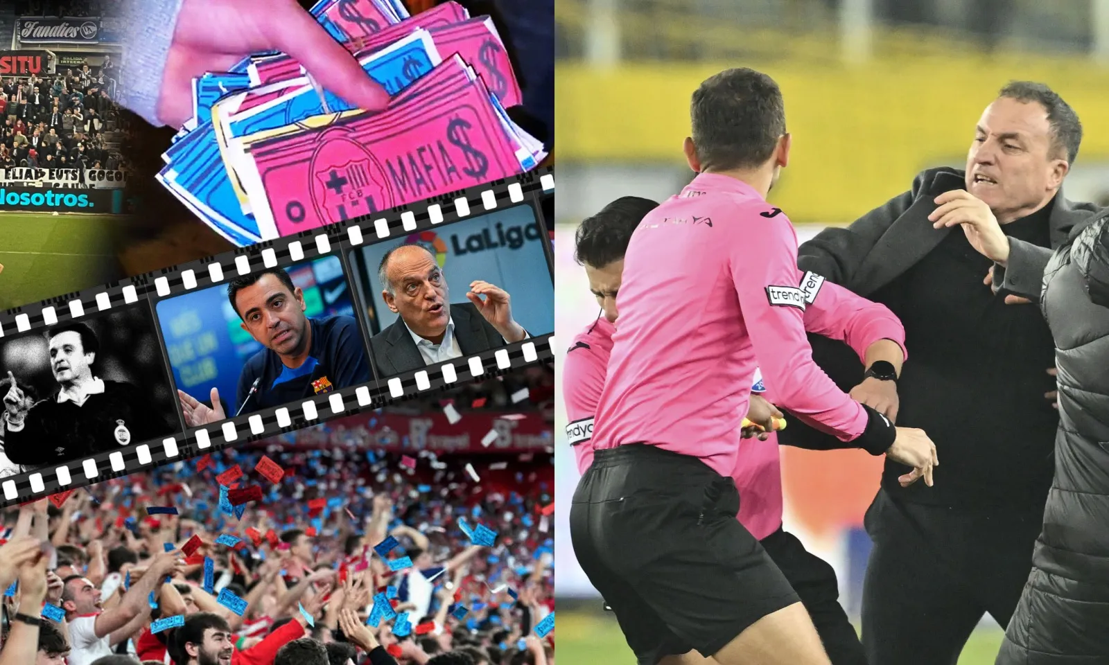 Top 3 bê bối trọng tài bóng đá châu Âu năm 2023: Kì án Negreira | Chủ tịch CLB đấm thẳng mặt trọng tài