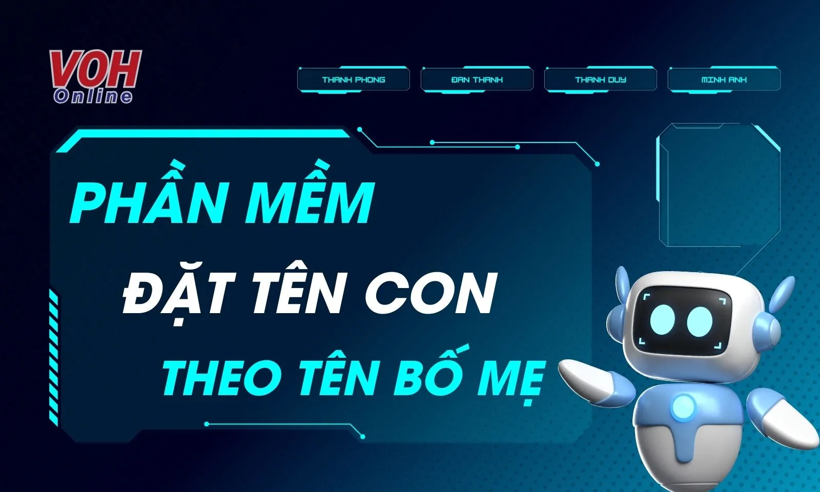 Top 7 phần mềm đặt tên con theo tên bố mẹ cho Android undefined iOS
