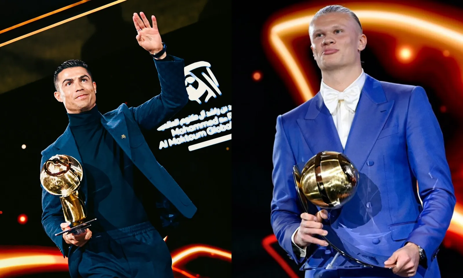 Kết quả trao giải Globe Soccer Awards 2023: Haaland đoạt Quả bóng vàng | Ronaldo ẵm cú ăn ba