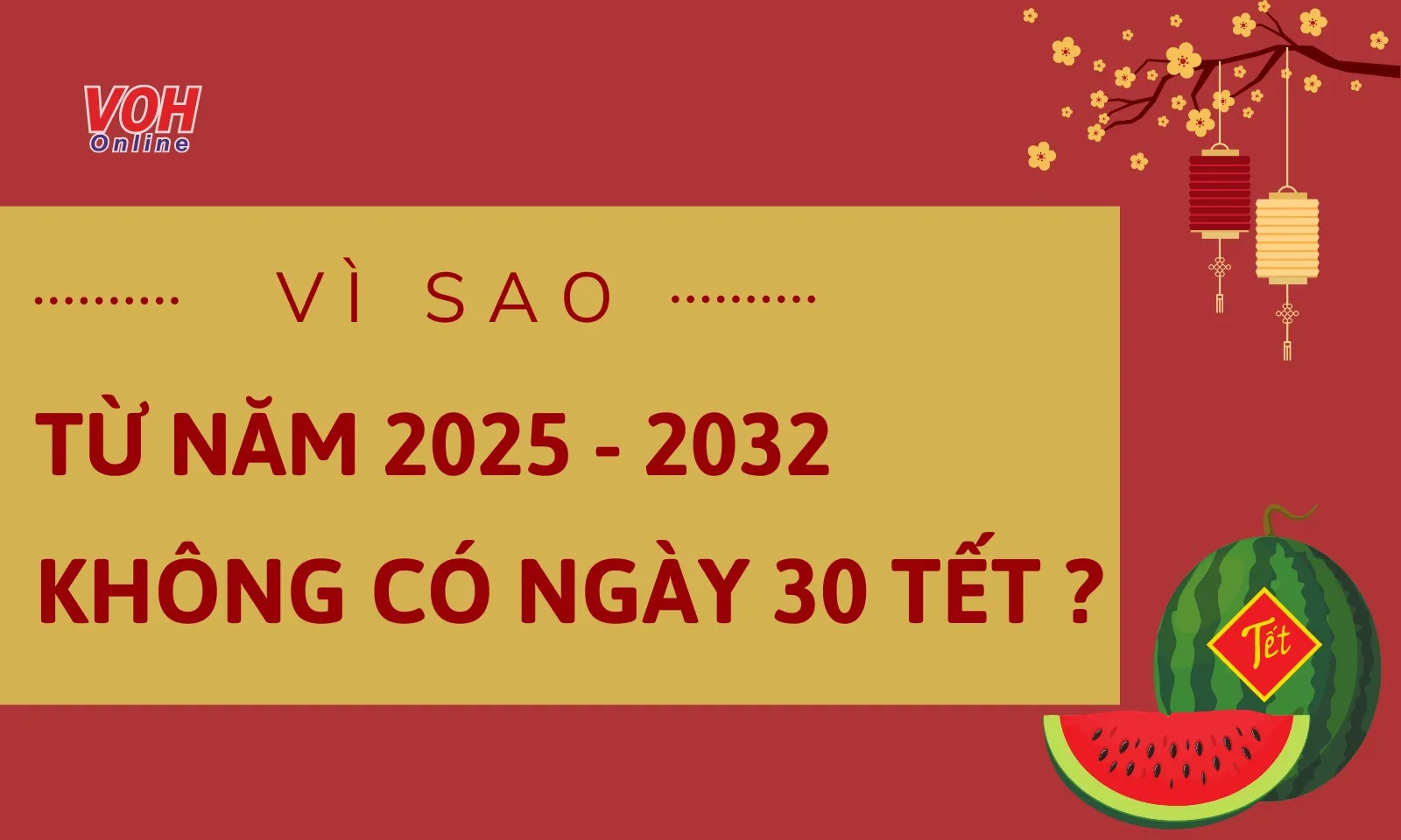 Vì sao không có ngày 30 Tết trong gần một thập kỷ tới?