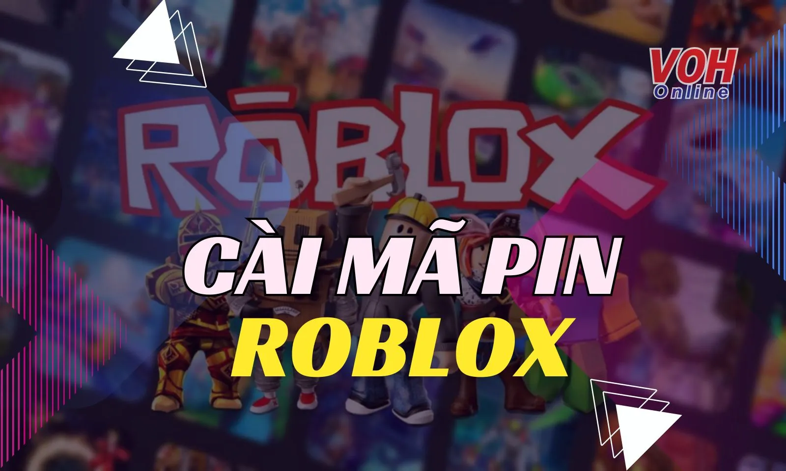 Hướng dẫn cách cài mã pin Roblox chống hack tài khoản nhanh chóng