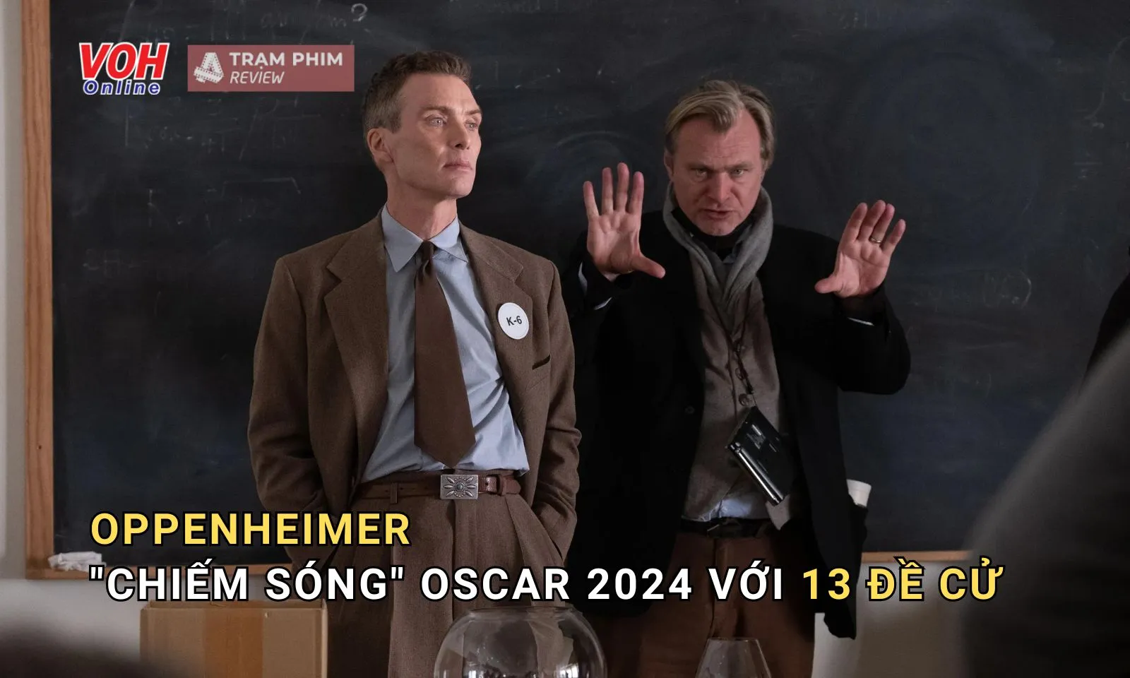 Oppenheimer áp đảo đối thủ với 13 đề cử tại Oscar 2024