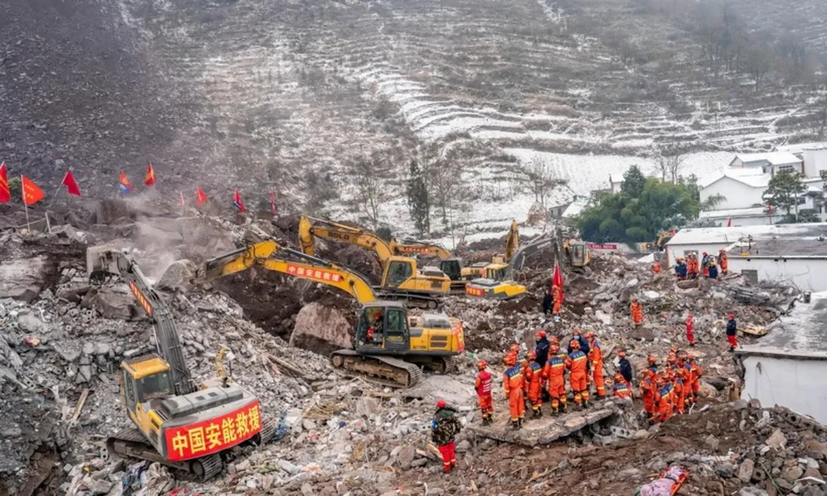 Lở đất tại Trung Quốc: Số người thiệt mạng không ngừng tăng lên