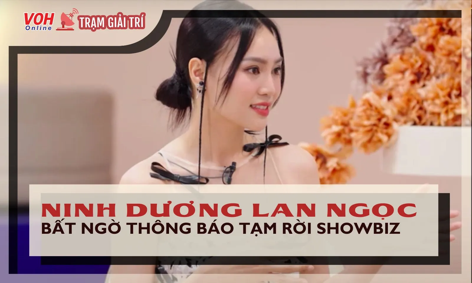 Ninh Dương Lan Ngọc bất ngờ thông báo tạm rời showbiz để du học