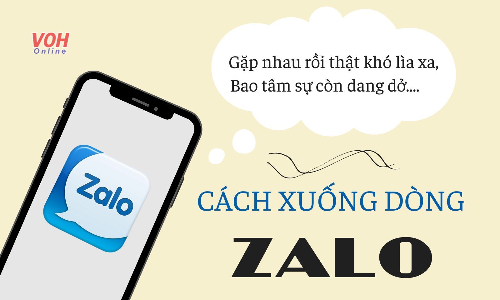 Toàn bộ cách xuống dòng trong Zalo bạn nên biết