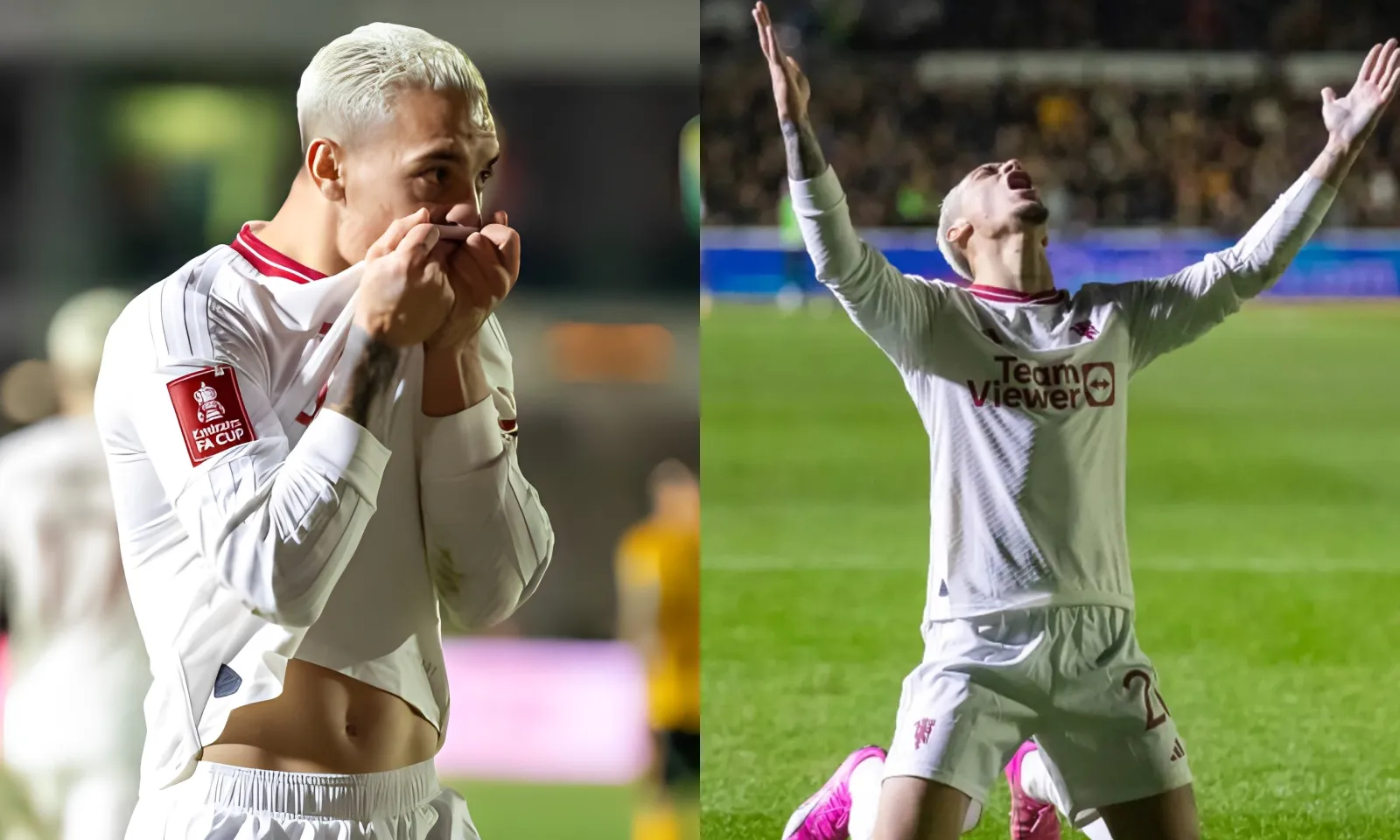 Antony ăn mừng như thể ghi bàn vào lưới Real Madrid