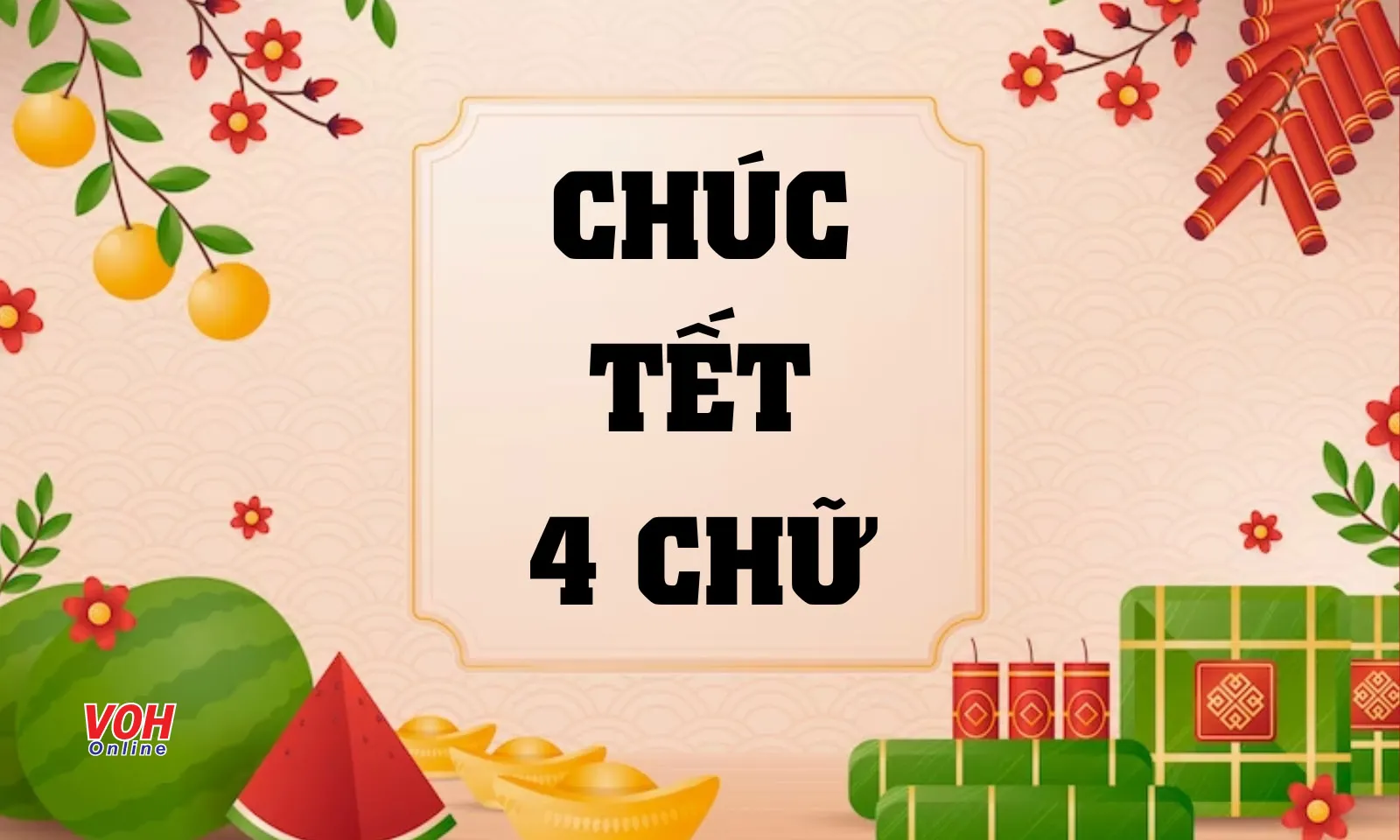 65 câu chúc Tết 4 chữ mừng Xuân Giáp Thìn