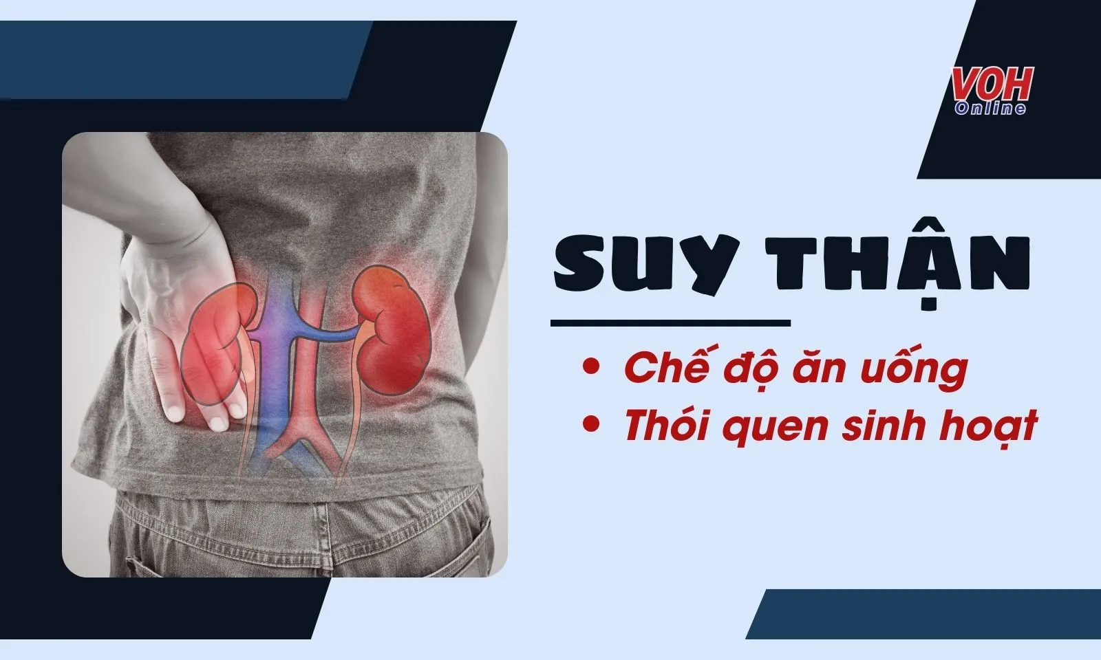 Chế độ ăn và thói quen tốt cho người suy thận