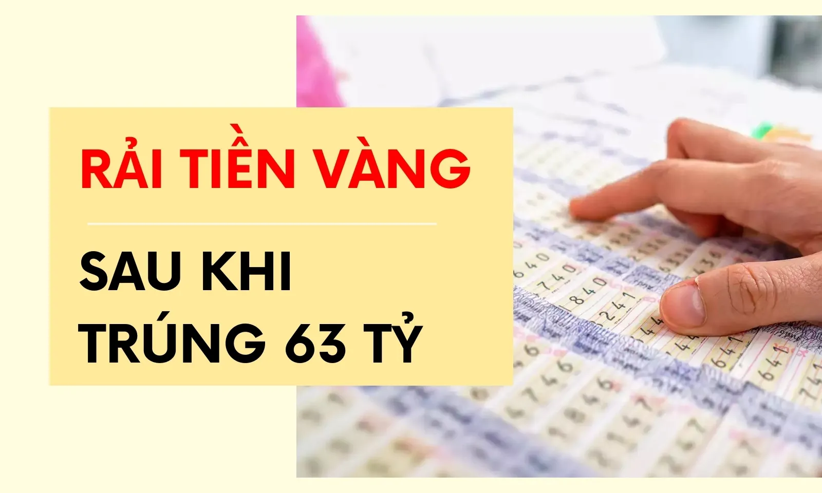 Trúng độc đắc, người phụ nữ tạo “cơn mưa” tiền và vàng để chia sẻ hạnh phúc