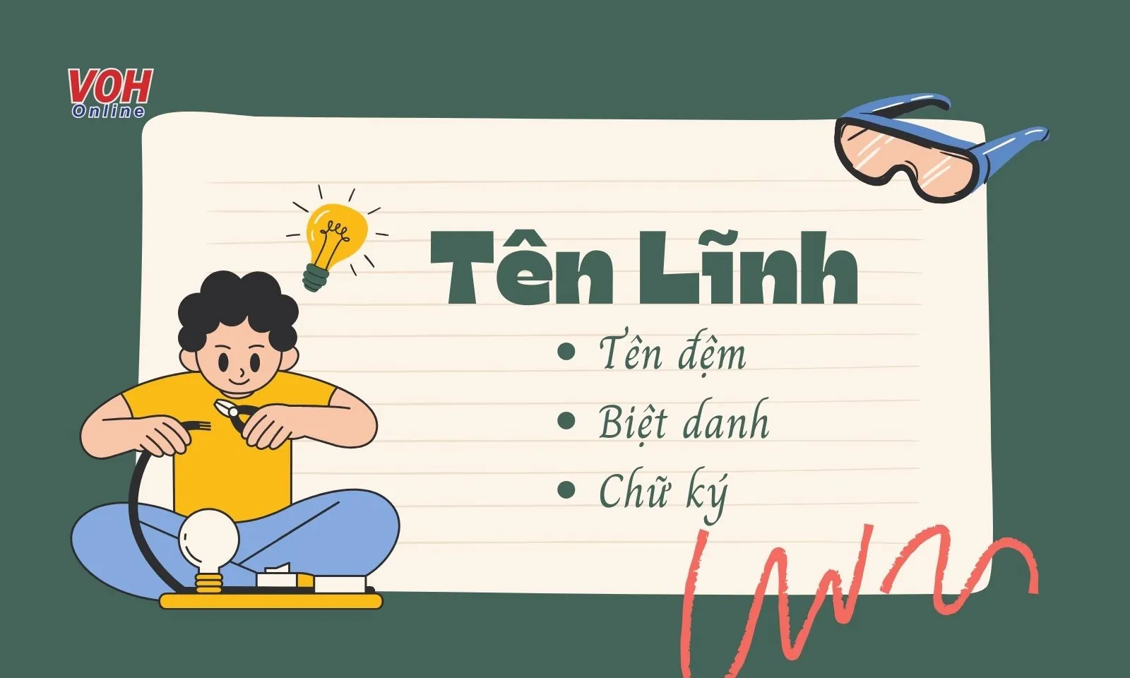 Ý nghĩa tên Lĩnh, tên đệm hay và mẫu chữ ký tên Lĩnh đẹp