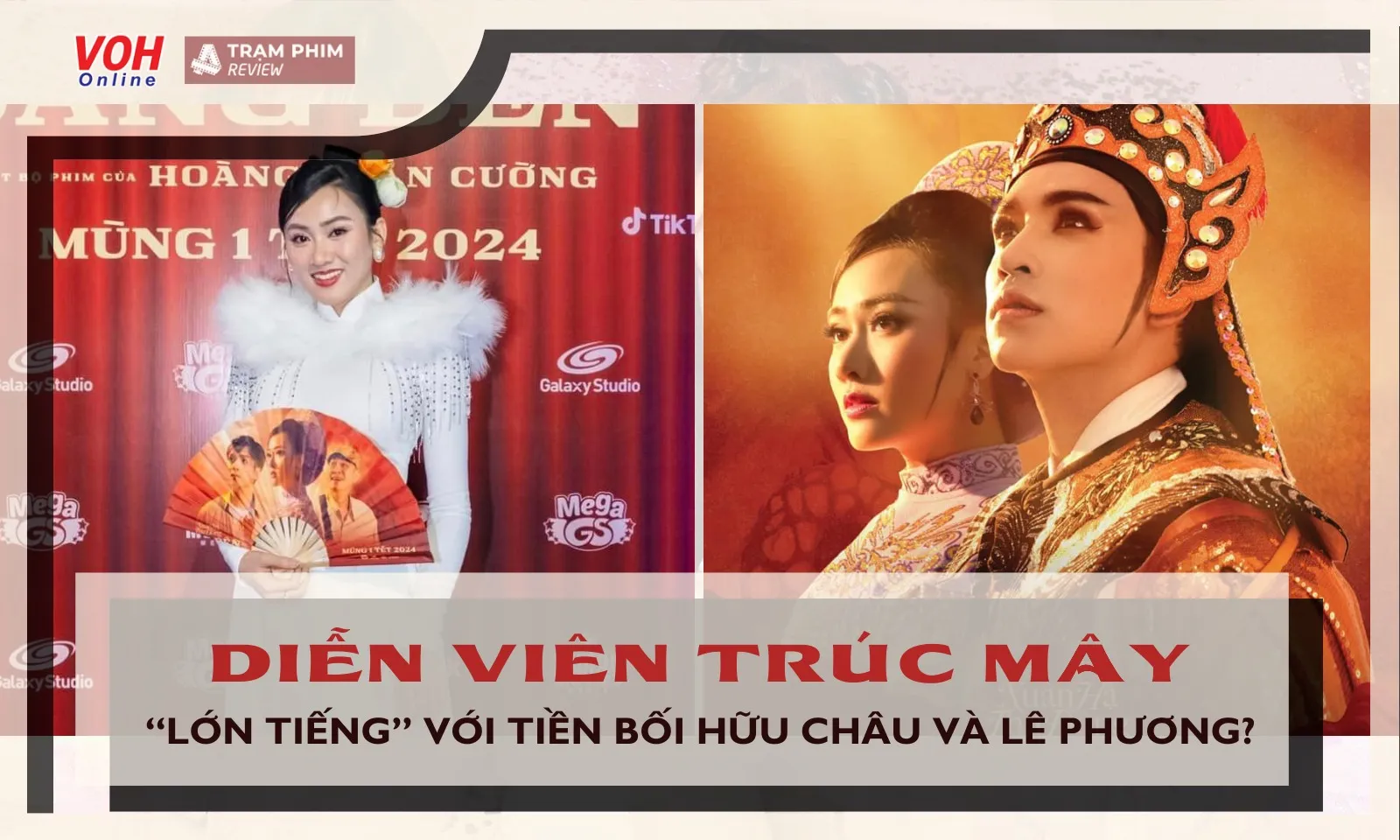 Diễn viên Trúc Mây lớn tiếng với tiền bối Hữu Châu và Lê Phương?