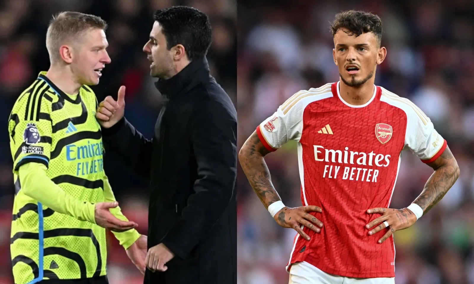 Arteta: Zinchenko và Ben White chia sẻ vợ cùng nhau