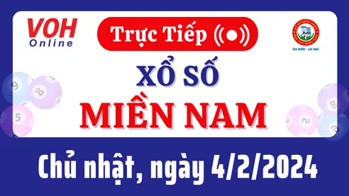 XSMN 4/2, Trực tiếp xổ số miền Nam chủ nhật ngày 4/2/2024