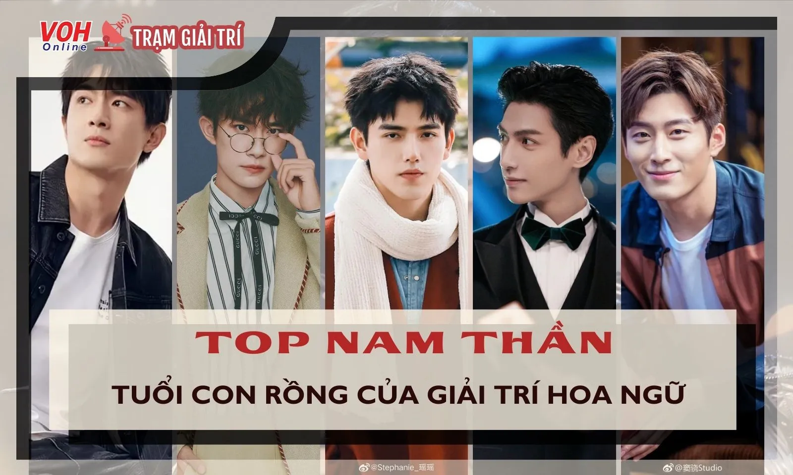 5 nam thần tuổi Rồng nổi bật nhất của giải trí Hoa ngữ