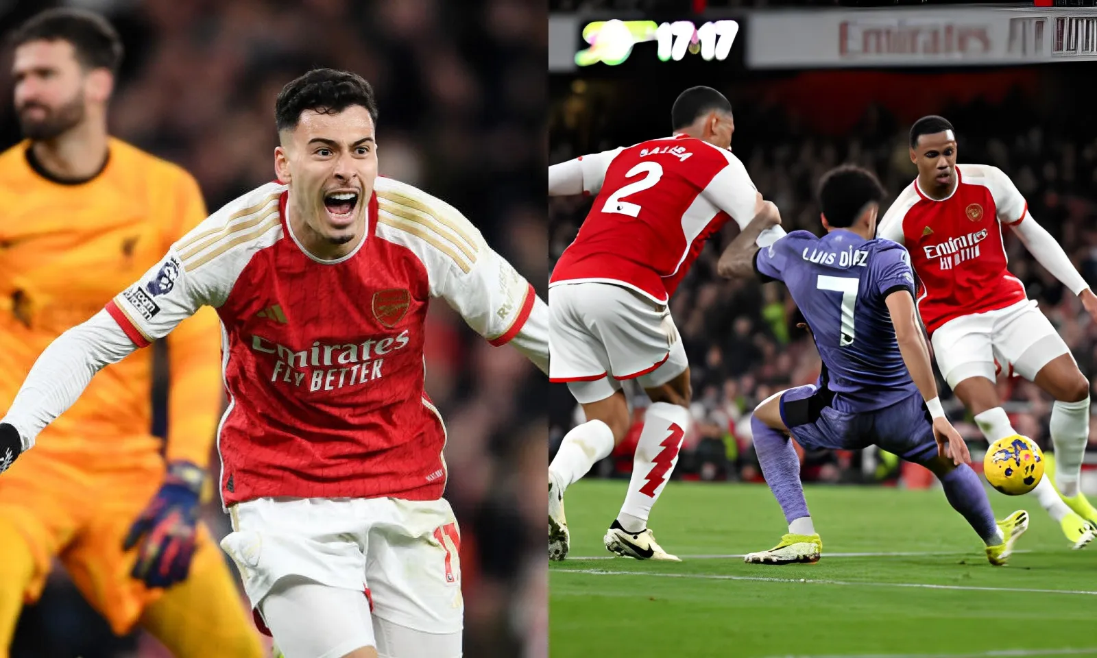 Chấm điểm Arsenal 3-1 Liverpool: Cơn lốc Martinelli trừng phạt The Kop | Magalhaes lập công chuộc lỗi tự huỷ