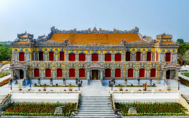 Điện Kiến Trung đã được phục hồi đón khách tham quan miễn phí 3 ngày tết