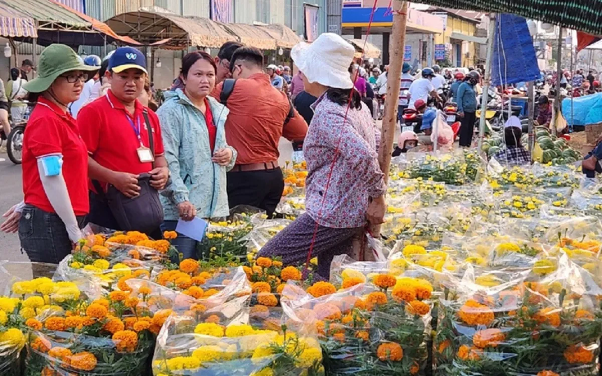 TPHCM: Mua khoảng 9000 chậu hoa chia sẻ với tiểu thương từ nguồn xã hội hóa