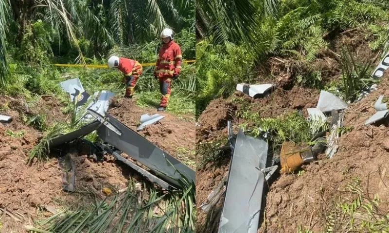 Máy bay nhỏ bị rơi tại Malaysia