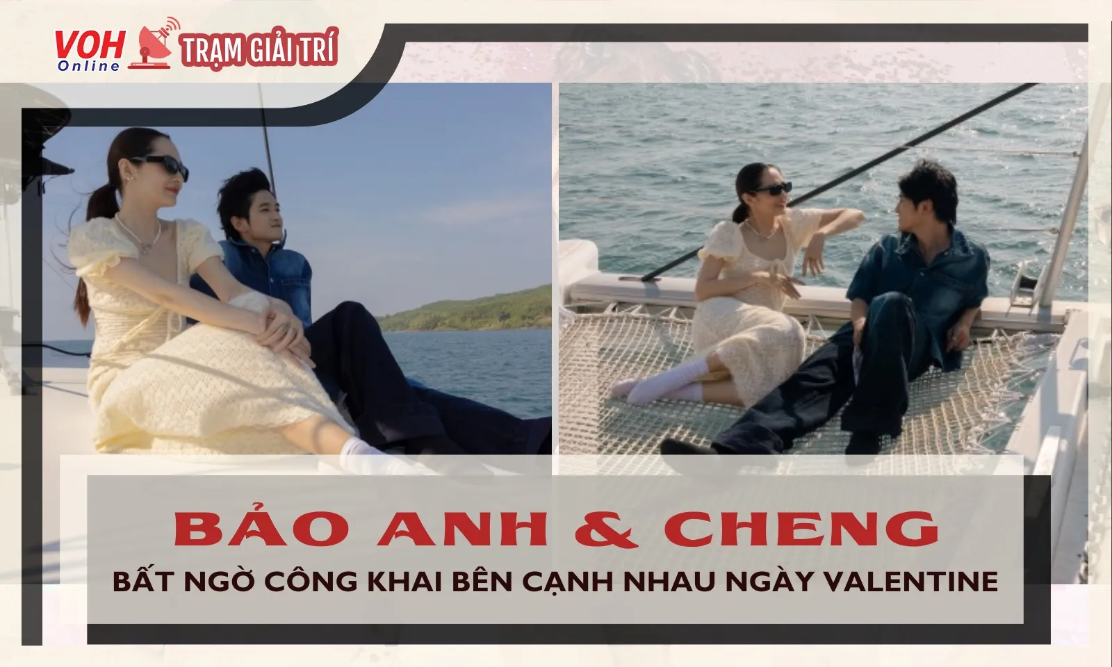 Bảo Anh và Cheng bất ngờ công khai bên cạnh nhau ngày lễ tình nhân