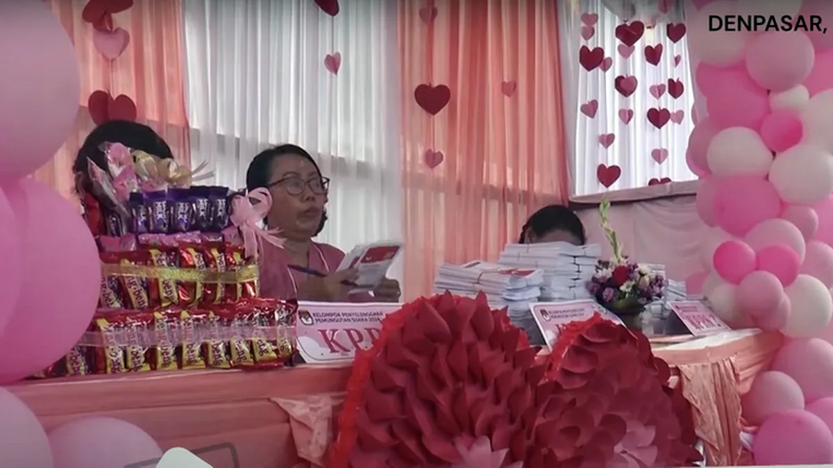 Indonesia: bầu cử tổng thống ngày 14/2, người dân được tặng chocolate