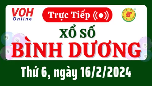 XSBD 16/2 - Kết quả xổ số Bình Dương hôm nay thứ 6 ngày 16/2/2024