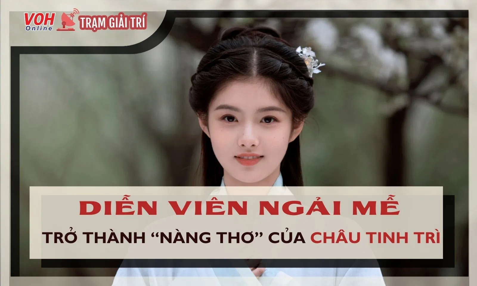 Ngải Mễ trở thành nàng thơ trong phim mới của Châu Tinh Trì