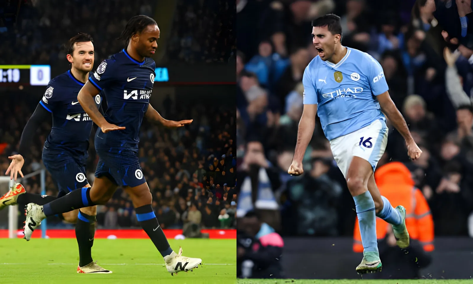 Sterling ghi bàn sửa sai, Rodri thay Haaland giải cứu Man City bằng cú sút sấm sét