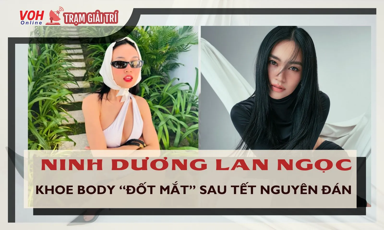 Ninh Dương Lan Ngọc khoe body “đốt mắt” sau chuỗi ngày thả ga đón Tết