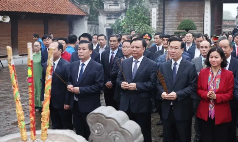 Chủ tịch nước dâng hương tưởng niệm Đức vua An Dương Vương