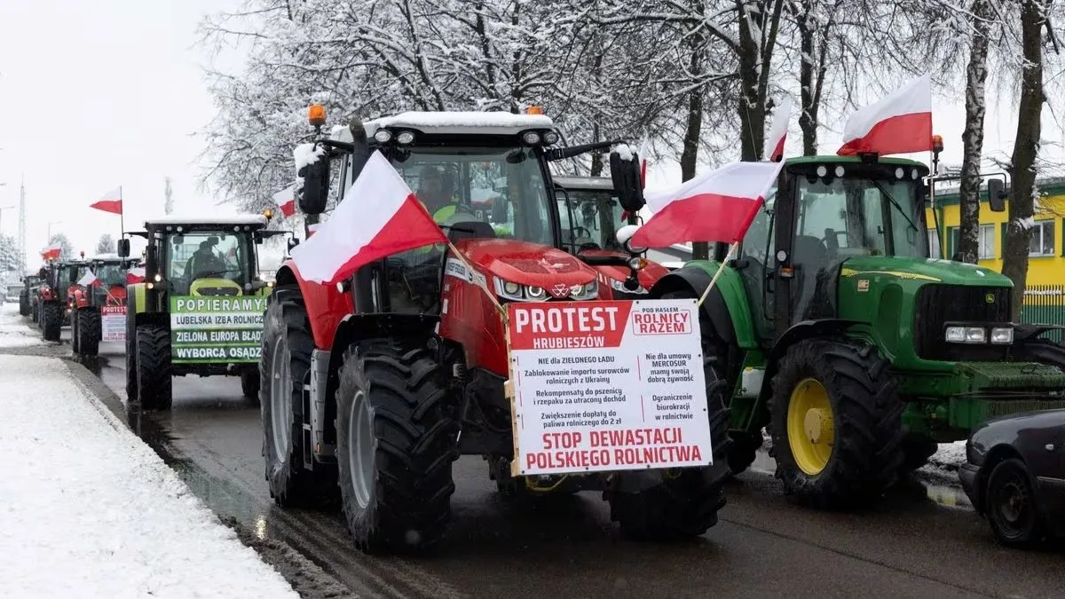 Nông dân Ba Lan dọa biểu tình phong tỏa toàn bộ biên giới với Ukraine