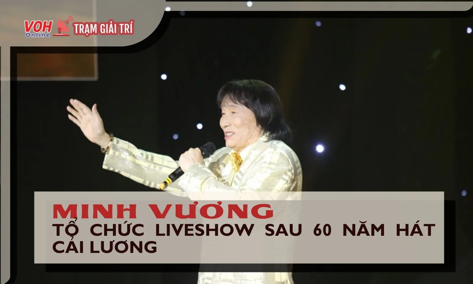 Nghệ sĩ Ngọc Giàu, Bạch Tuyết, Lệ Thủy tham gia liveshow của NSND Minh Vương