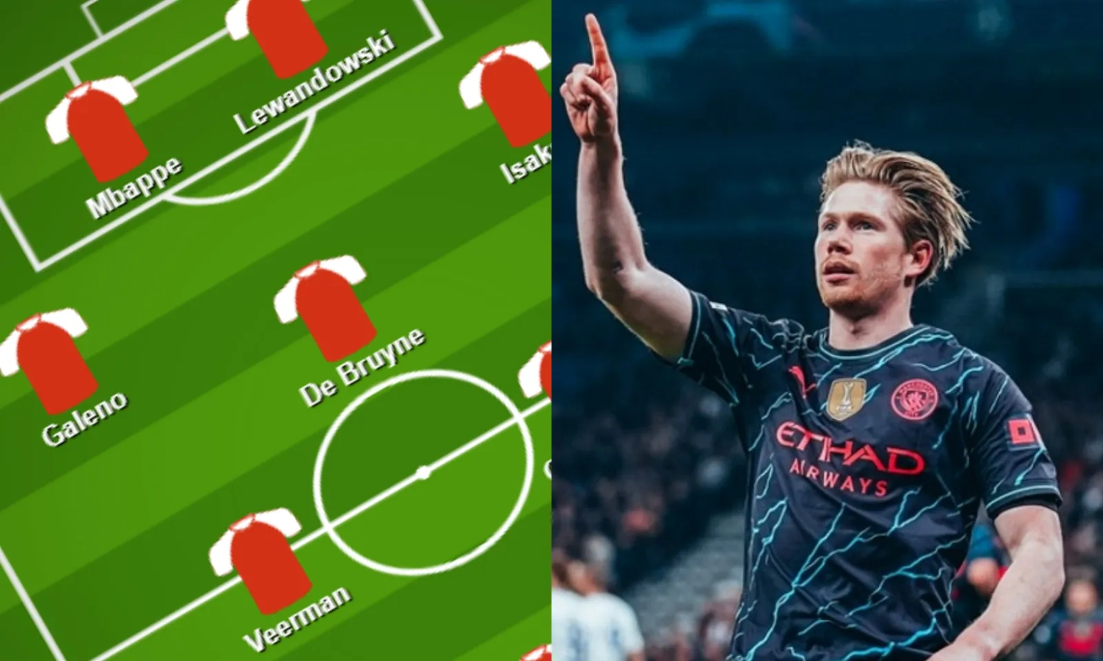 Đội hình tiêu biểu lượt đi vòng 1/8 Cúp C1: Kẻ bị Arsenal thanh lý | Nguồn cảm hứng De Bruyne