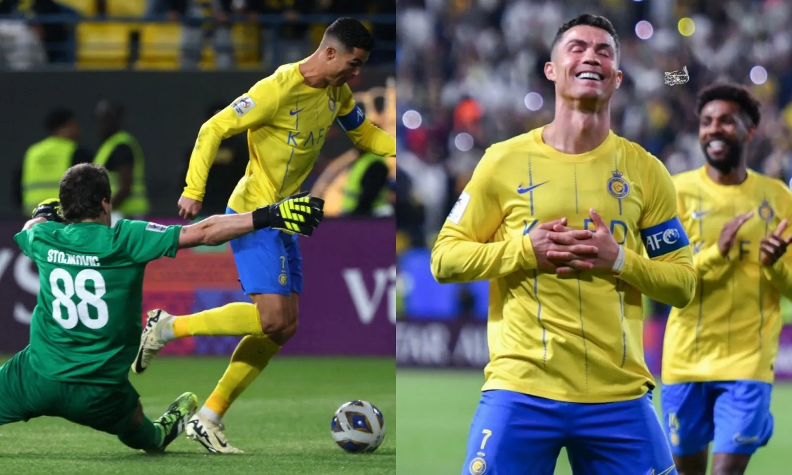 VIDEO: Ronaldo trừng phạt sai lầm của đối thủ, ăn mừng theo phong cách mới