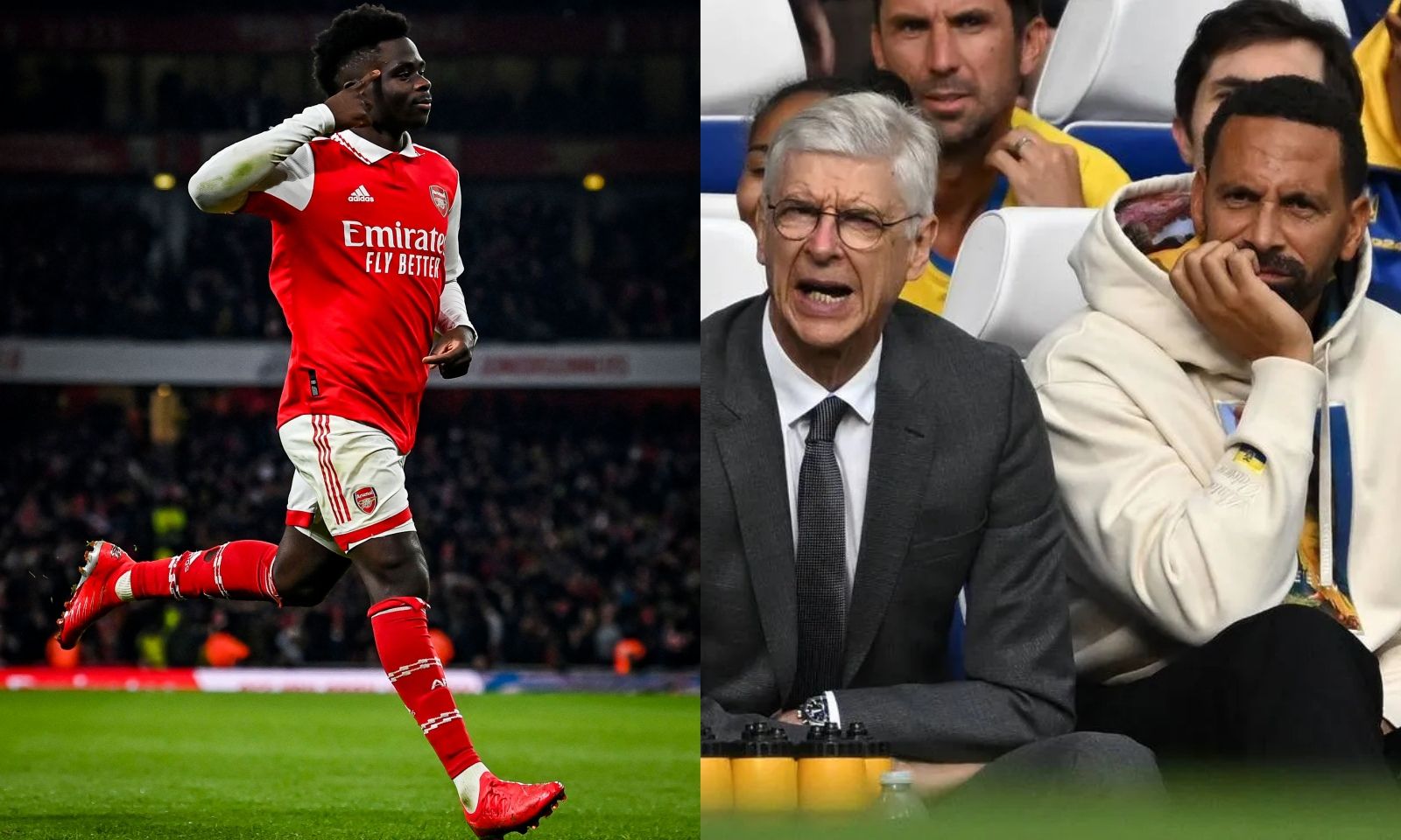 Bảo vệ Saka, Wenger phản bác Ferdinand: Cậu ấy thuộc Top 3 cầu thủ Anh hay nhất
