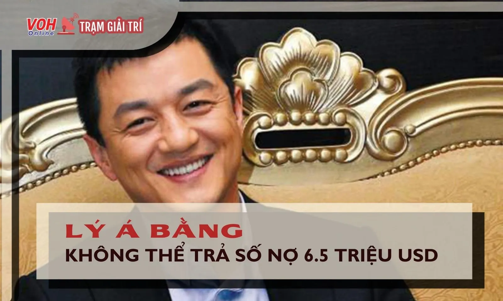 Lý Á Bằng thừa nhận không thể trả số nợ 6.5 triệu USD