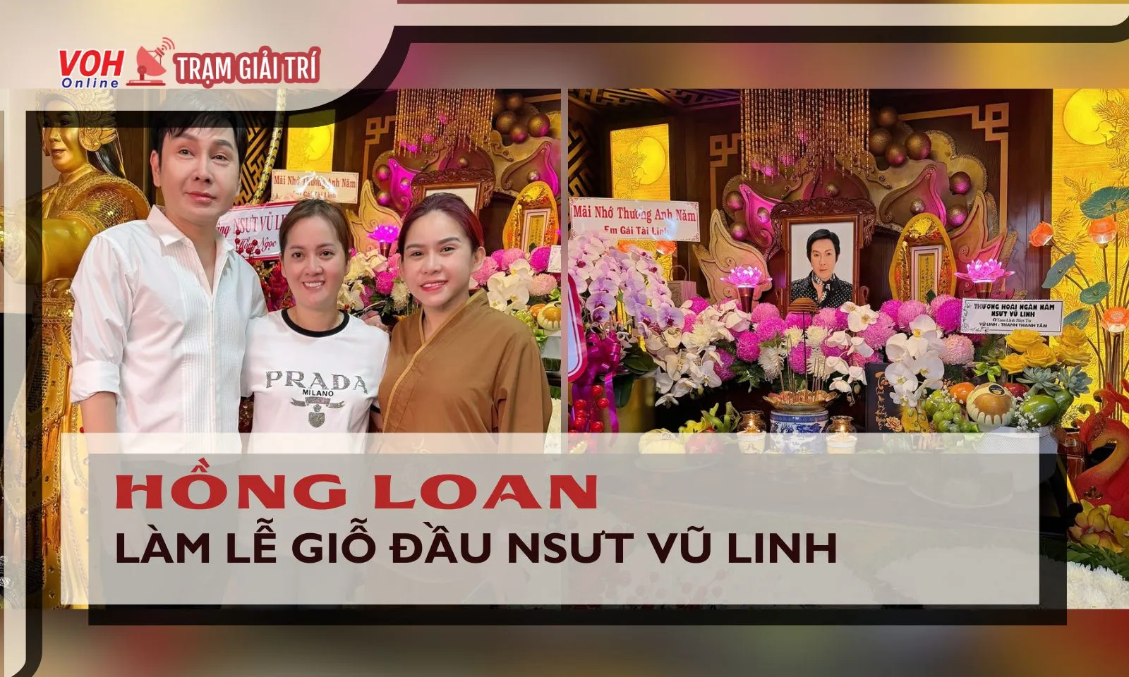 Nhiều nghệ sĩ đến giỗ đầu NSƯT Vũ Linh