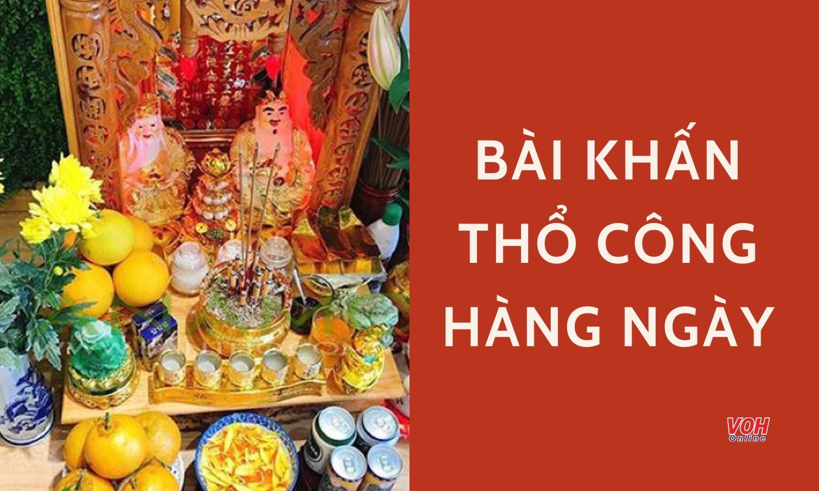 Bài khấn Thổ Công hàng ngày dễ nhớ