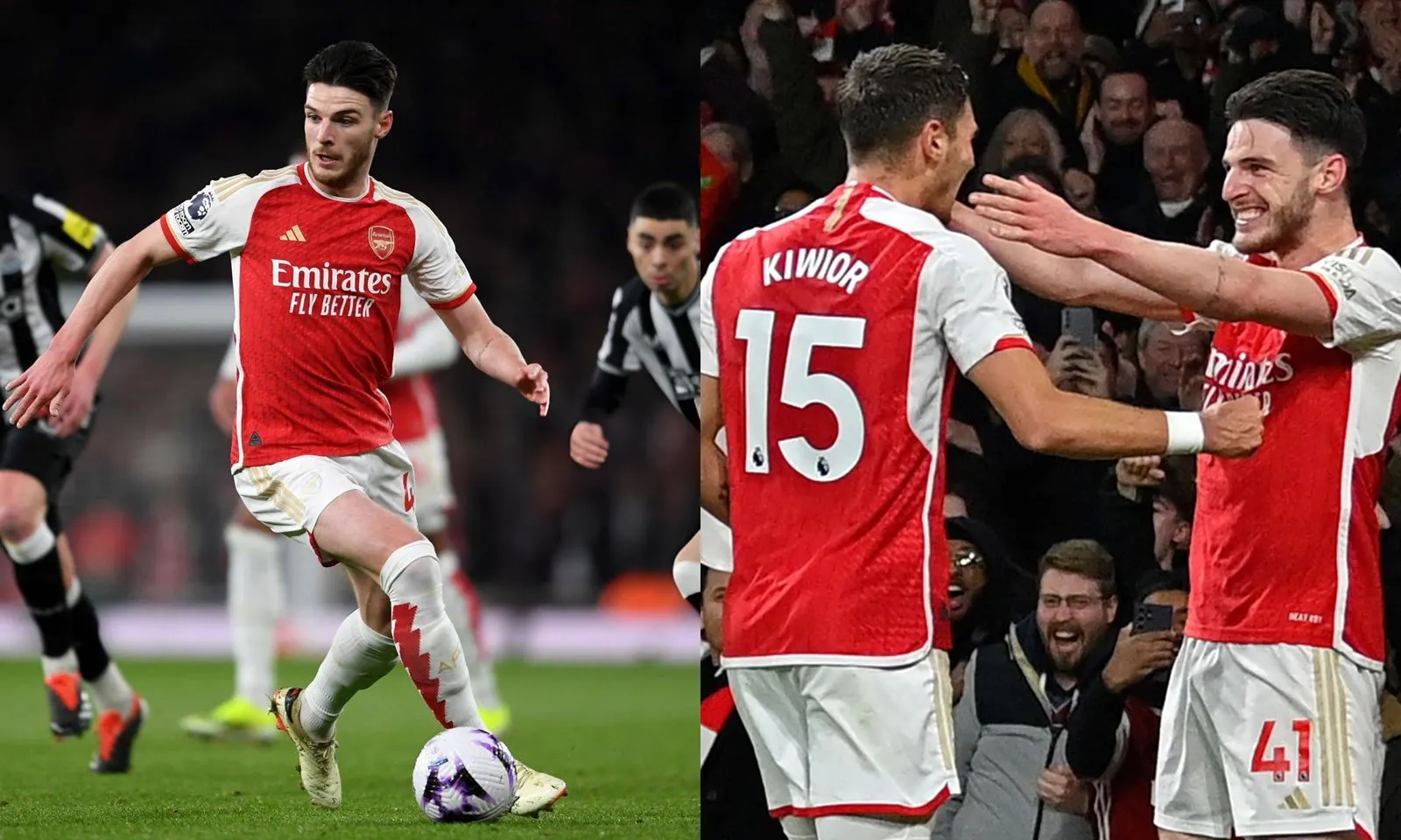 Declan Rice lập cột mốc khủng trong năm 2024 giúp Arsenal thăng hoa tại Ngoại hạng Anh