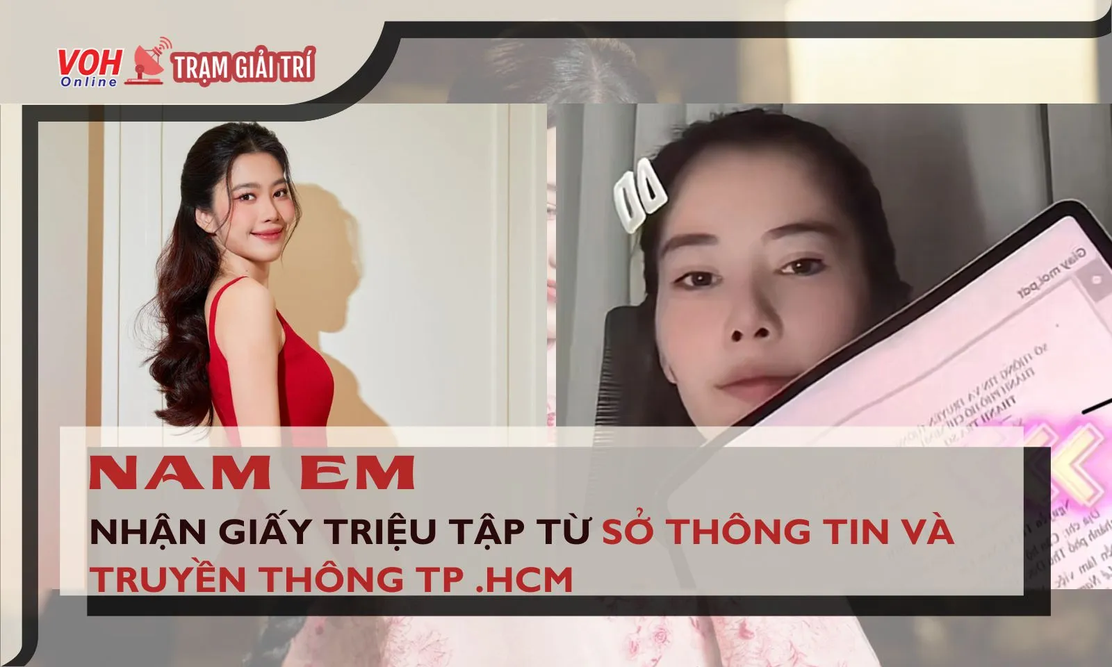 Nam Em nhận giấy triệu tập từ Sở Thông tin và Truyền thông, liệu sẽ bị khóa kênh và phạt hành chính?