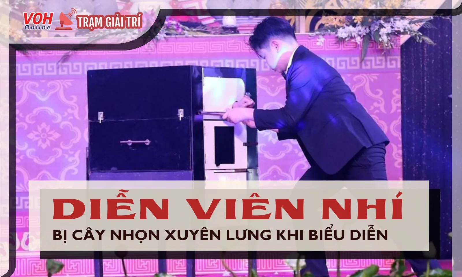 Diễn viên nhí bị cây nhọn đâm khi diễn xiếc
