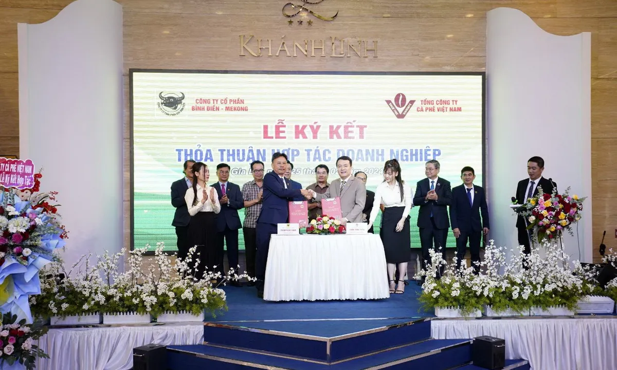 Ký kết hợp tác phát triển cà phê bền vững