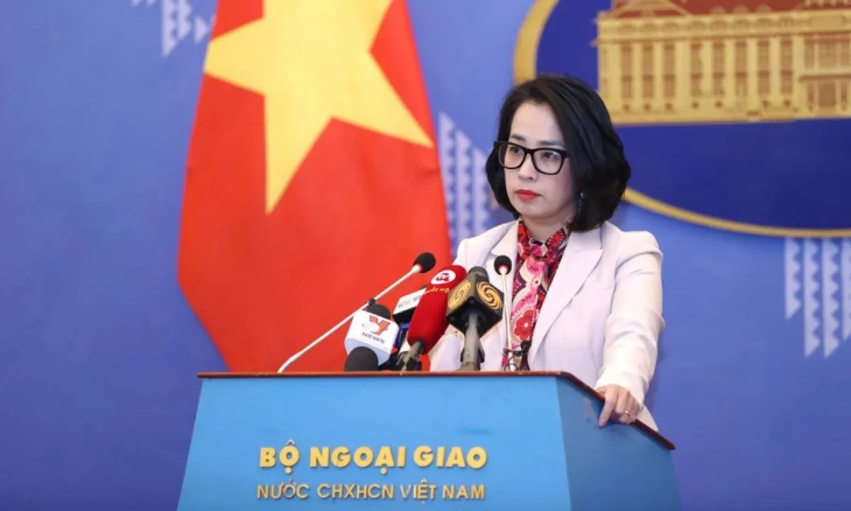 Bộ Ngoại giao: Bãi ngầm Tư Chính là một phần của thềm lục địa Việt Nam