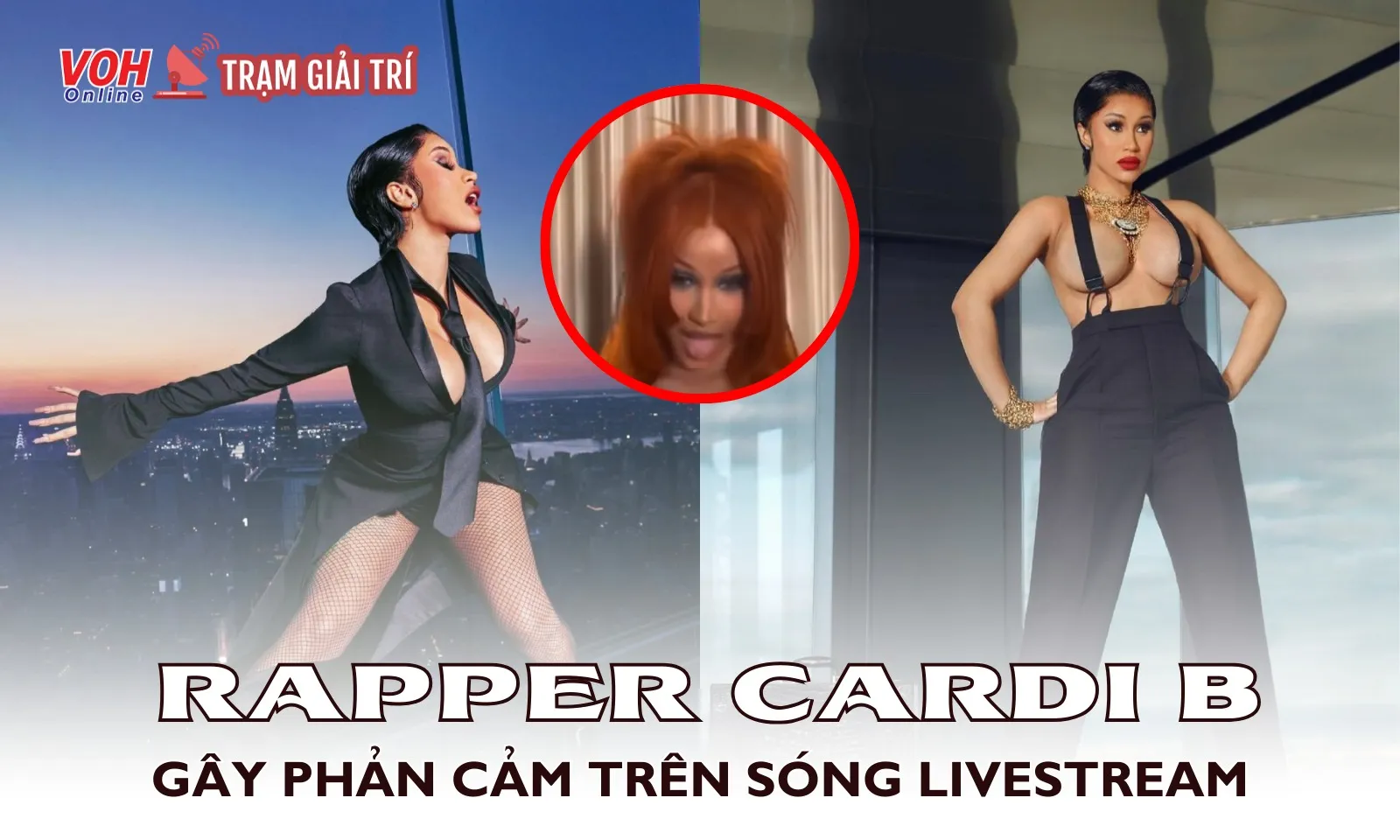 Ca Sĩ Cardi B Bị "ném đá" Vì Hành động Phản Cảm Trên Sóng Livestream