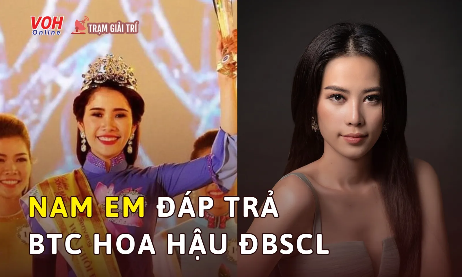 Nam Em đáp trả BTC Hoa hậu ĐBSCL, mong bị tước vương miện