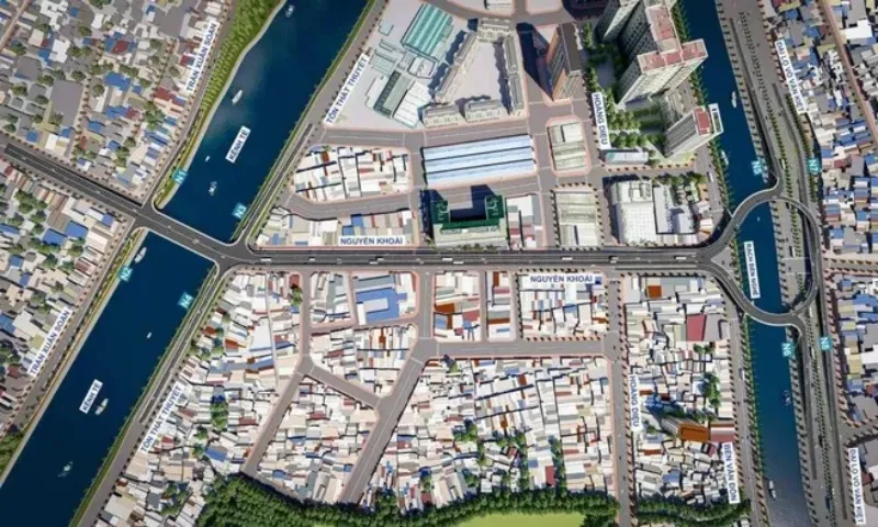TPHCM: Dự kiến khởi công Dự án cầu - đường Nguyễn Khoái vào cuối năm 2024