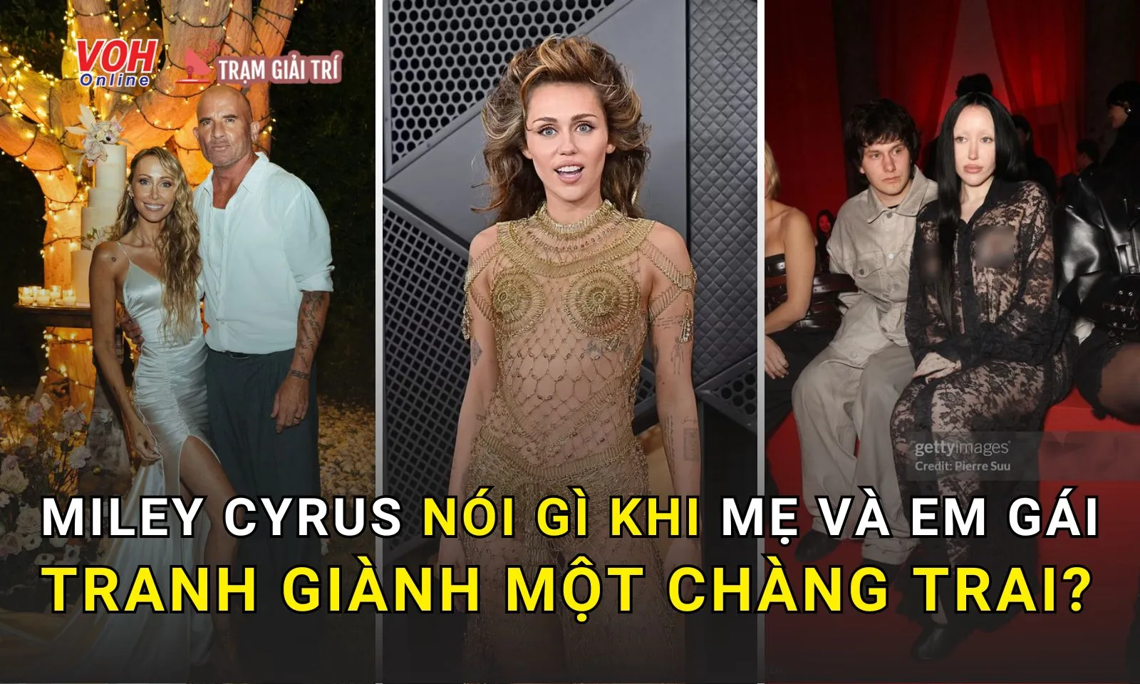 Phản ứng của Miley Cyrus khi biết mẹ và em gái cùng yêu 1 người