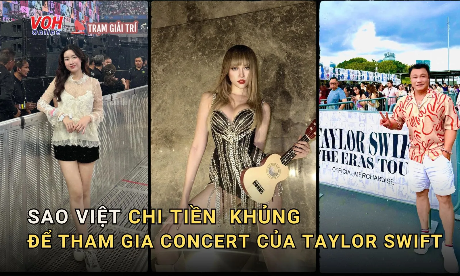 Sao Việt chi tiền khủng để tham gia concert của Taylor Swift