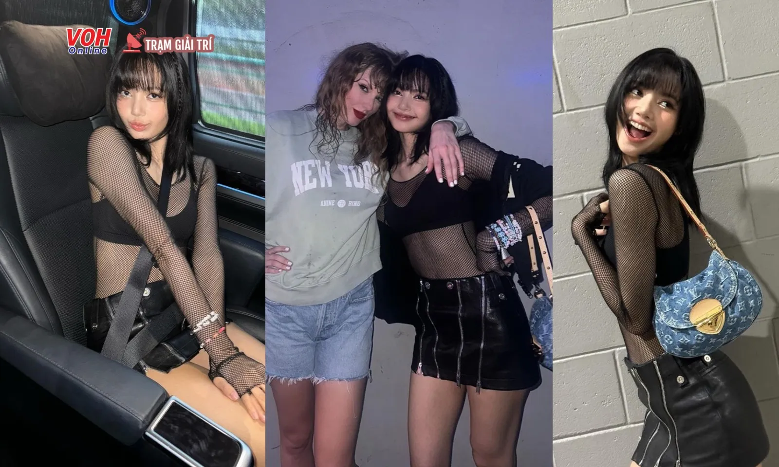 Lisa (BLACKPINK) đăng ảnh chụp cùng Taylor Swift hậu concert, dân tình rần rần soi outfit nàng idol