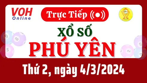 XSPY 4/3 - Kết quả xổ số Phú Yên hôm nay thứ 2 ngày 4/3/2024